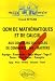 Les QCM de mathématiques et de calcul : Aux concours d'entrée des écoles de commerce, masters - IAE - masters