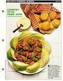  : McCall's Cooking School Recipe Card: Meat 40 - Country Pork Stew With Herb Biscuits (Replacement McCall's Recipage or Recipe Card For 3-Ring Binders)