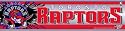 NBA Basketball Toronto Raptors Bumper Sticker (2-Pack)