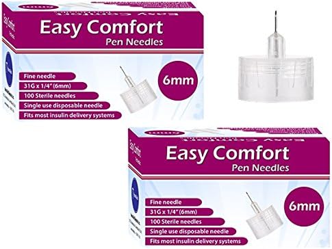 Easy Comfort Pen Needles 31G (6mm) Bundle (200)