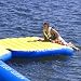 Rave Boarding Platform (80 X 102 X 12-Inch, Yellow/Blue)