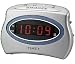 Timex T101S Extra Loud LED Alarm Clock - Silver