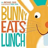 Bunny eats lunch