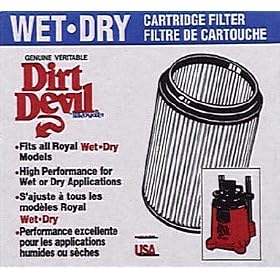 ROYAL APPLIANCE 3120171044 DIRT DEVIL CARTRIDGE FILTER by Dirt Devil