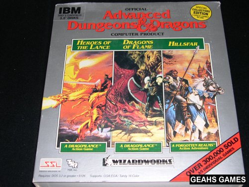 AD&D 3 Pack includes HEROES OF THE LANCE / DRAGONS OF FLAME / HILLSFAR