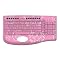Greybusters Multimedia Keyboard - Pink Mirror