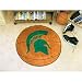 Michigan State Spartans NCAA Basketball Round Floor Mat (29)