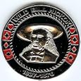 Wild Bill Hickok Dead Man's Hand Poker Weight Card Guard Cover Chip Coin