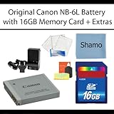 Original Canon NB-6L Lithium-Ion Camera Battery for Canon Powershot SD770 S ....