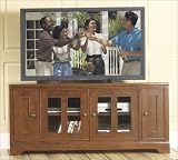 Riverside Furniture 69061 American Crossings 60 TV Stand in Fawn Cherry