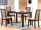 5pcs Contemporary All Wood Dinette, Item #F2012