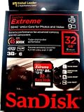 Sandisk 32gb EXtreme SDHC Card 45mb/s Class10 UHS-I