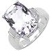 5.90 Carat Genuine Pink Amethyst Sterling Silver Ring