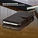 Lockwood iPhone 6s Plus/6 Plus | Folio Wallet Card Case | Faux Leather | Vintage Dark Brown | (5.5 Inch) | Ultra Slim & Light