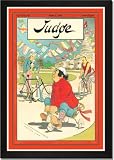 Framed Art Poster 20x30, Judge Magazine: Finish Line