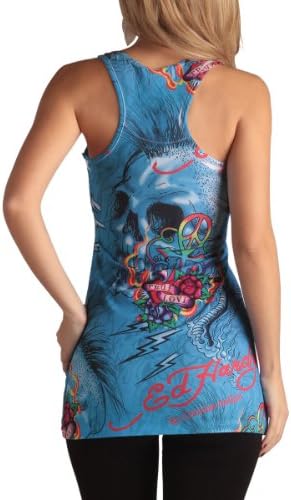 Ed Hardy Women's Eternal Love Mini Racer Tunic Dress