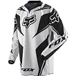 Fox Racing HC Vented Men's Off-Road Motorcycle Jersey w/ Free B&F Heart Sticker - Black