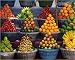 Fruit Stand, East Bali, Indonesia - Art Print Poster 12 x 11