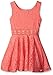 Beautees Girls' Big Solid Sleeveless Skater Dress