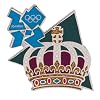Summer Olympics London 2012 England Olympic Games Crown Pin