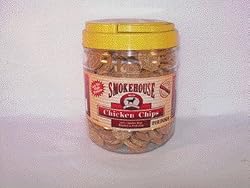 Smokehouse 100-Percent Natural Chicken Chips Dog Treats, 1-Pound