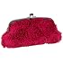 brown satin clutch bag Inge Chr