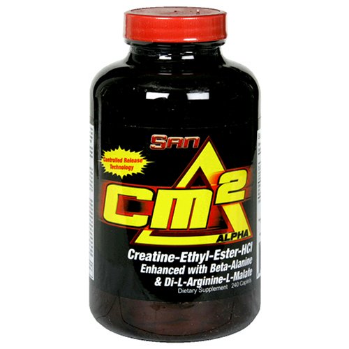 SAN CM2 Alpha Creatine-Ethyl-Ester-HCL, 240 Caplets