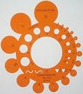 Small Radius Radii Circles Circle Drawing Drafting Template Stencil