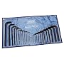 Draper 14023 Metric/Imperial Hexagon Key Set & Wallet 25pc �