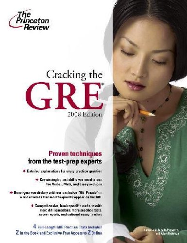 Cracking the New Gre, 2008