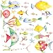 RoomMates RMK1179SCS Sea Creatures Peel & Stick Wall Decals