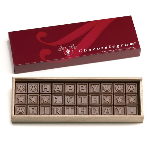 Happy 16th Birthday! Celebrate This Special Day - In Chocolate! 30 Pieces of Delicious... by Chocotelegram