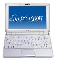 ASUS Eee PC 1000H-WHI066X Netbook, Windows XP Home Preloaded, 1GB RAM, 160GB HDD (White)