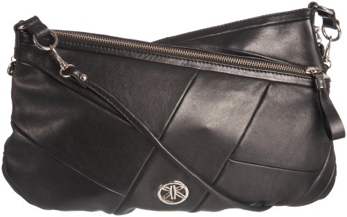 Ri2k Womens Shae SHB4319 Crossbody Bag / Shoulder Bag Black