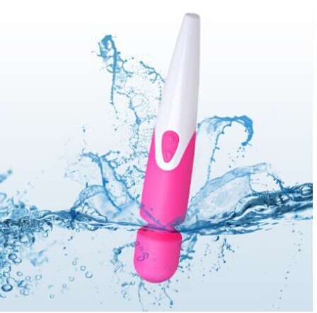 Waterproof Vibrating Magic Wand Massager with Rechargeable Battery - Full body Massager with 10 Powerful Speeds, Medical Grade Silicone, Holds a 3 Hour Charge & No Hassle Warranty for 60 Days. (Pink)