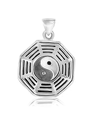 925 Sterling Silver Yin Yang Spirit Pendant