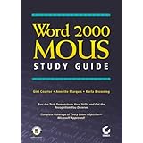 word 2000 mous study guide