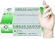 GREAT GLOVE Latex Industrial Grade Foodservice Glove, 3.5-4.5 mil, Powder-Free, Textured, Natural Rubber Latex, General Purpose, FDA 177.1950 Compliant