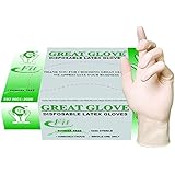 GREAT GLOVE 20020 fit-XL-BX Latex Industrial Grade Foodservice Glove, 3.5-4.5 mil, Powder-Free, Textured, Natural Rubber Latex, General Purpose, FDA 177.1950 Compliant (Pack of 95)