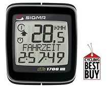SIGMA SPORT Bike Computer BC 1706 HR inkl. Pulsfunktionen