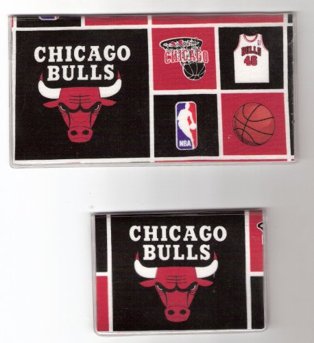 Checkbook Cover Debit Set NBA Chicago Bulls