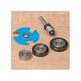 Biscuit Cutter Set with 1 4'' Shank - #60796 by Rockler