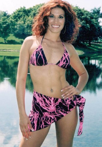 Swimwear Wrap -Print Nylon Lycra Cover up