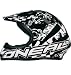 O Neal Azonic Full-Face Black Flip Bicycle Helmet (Black Red, X-Small)