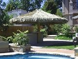 16 ft. Palapa Tiki Mexican Thatch Umbrella Structure Kit