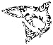 Shark Fancy Abstract Wall Art Decal Wall Decor