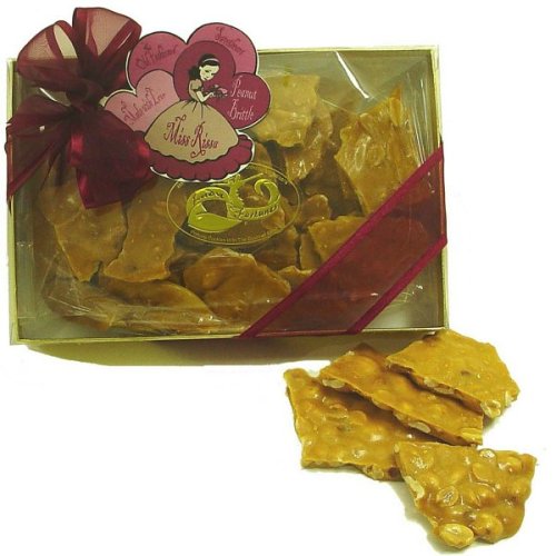 Miss Rissa'sTM Peanut Brittle One Pound Gift Box by Lady Fortunes® Gourmet Cookie Company