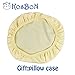 KSB 9 Inches Yellow Soft Memory Foam Baby Pillow Head Positioner Neck Support,Prevent Flat Head Syndrome For 3 Months To 1 Year Old Infant (Apple Shape,Includes Pillow Case)