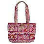 Vera Bradley Small Tic Tac Tote Bag Raspberry Fizz