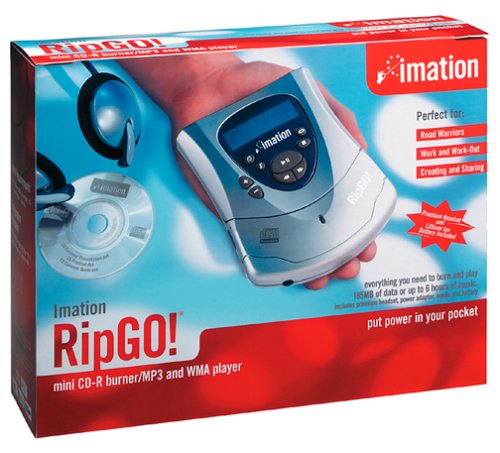 Imation RipGO! Mini CD-R Burner & Digital Audio Player